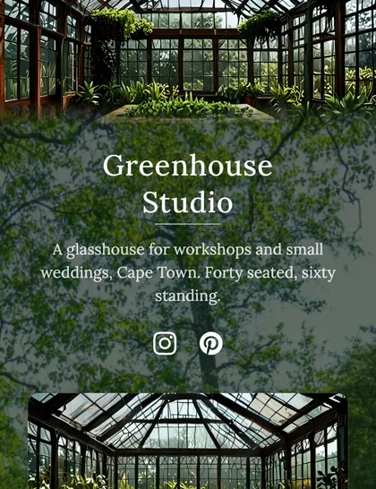 a venue photographed rather than described — the Boardwalk preset