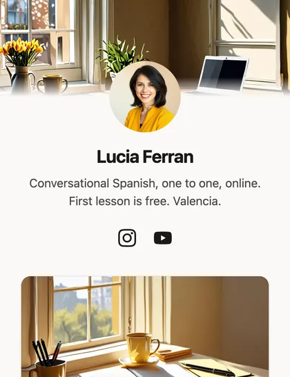 a language tutor on plain paper — the Paper preset